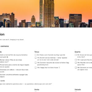 Notion da Carrie Bradshaw's